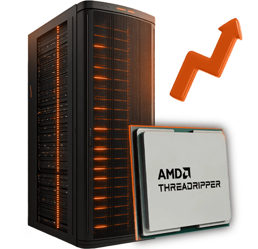 Ryzen Threadripper premium VDS sunucu görseli